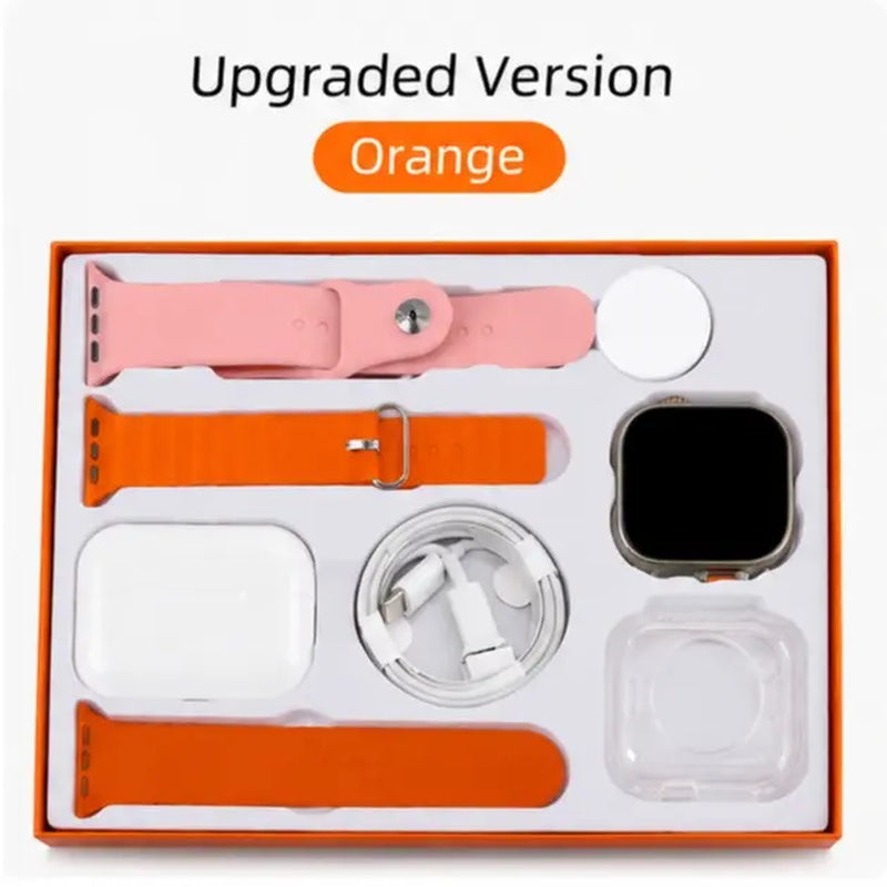 Wearable Device Kit with Bluetooth Earbuds, Magnetic Charger, Type-C Cable & Protective Case
