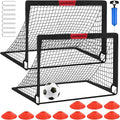 Kids Soccer Goals for Backyard Set of 2,Soccer Training Equipment