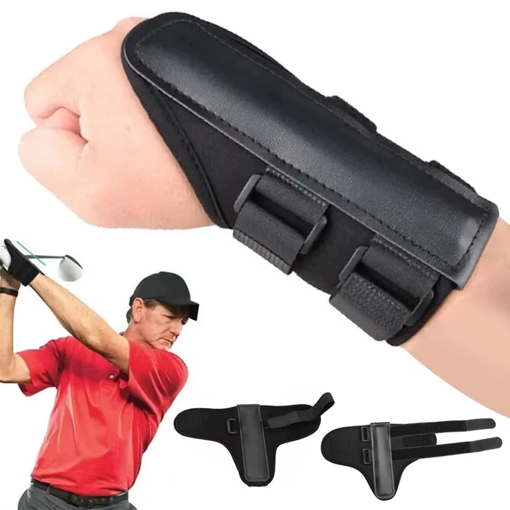 Golf Swing Aids Pro Power Band Wrist Brace Smooth and Connect-Easy Correct Training Swing Gesture Alignment Practice Tool