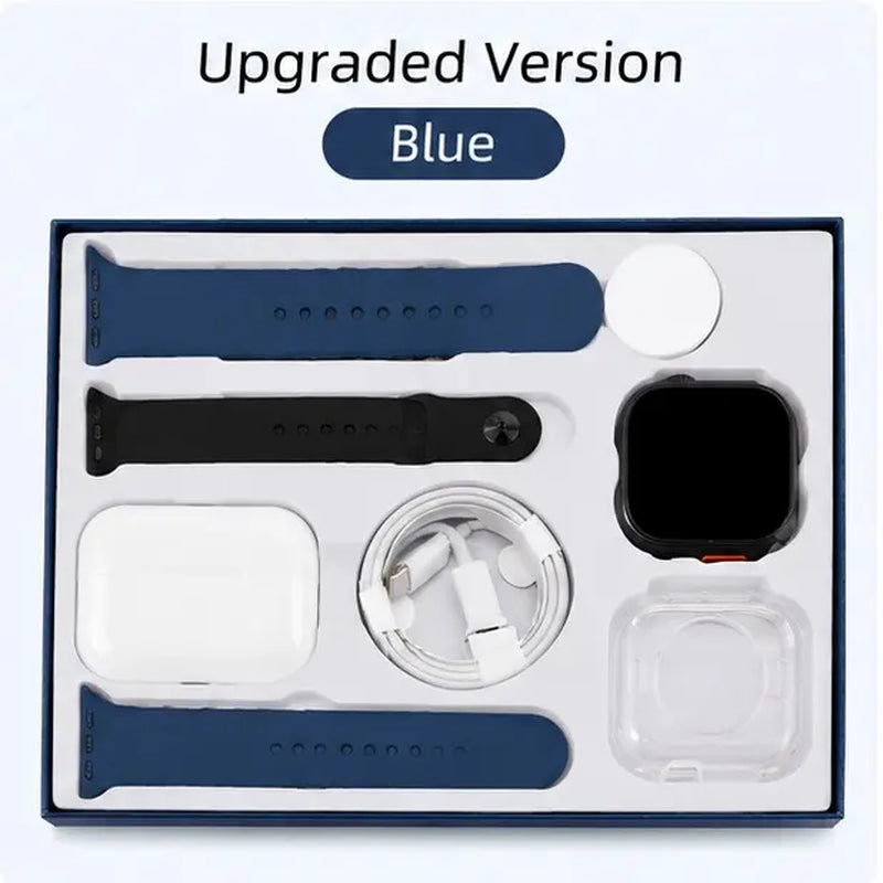 Wearable Device Kit with Bluetooth Earbuds, Magnetic Charger, Type-C Cable & Protective Case