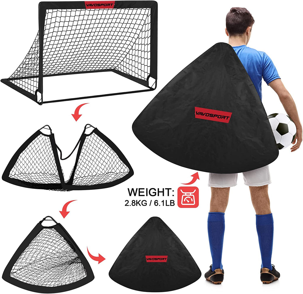 Kids Soccer Goals for Backyard Set of 2,Soccer Training Equipment