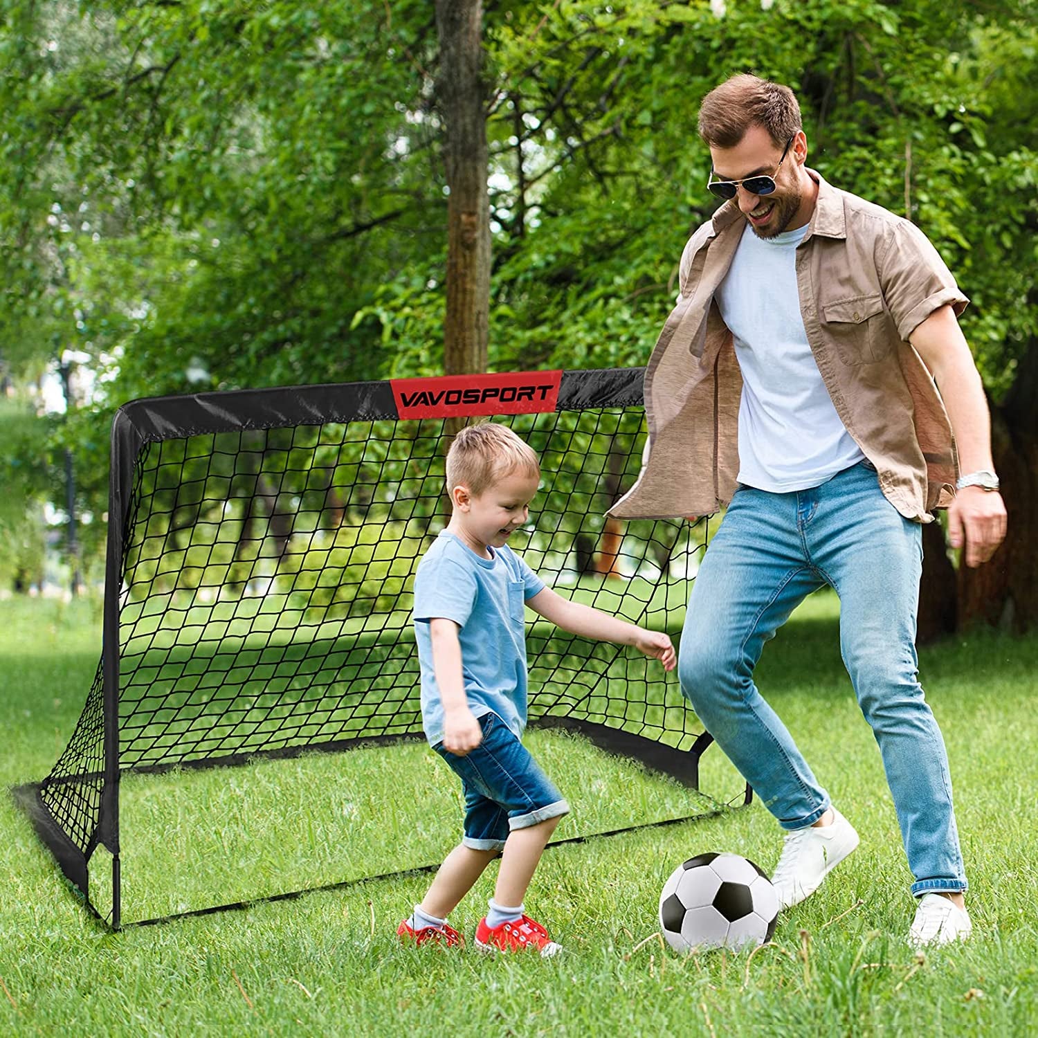 Kids Soccer Goals for Backyard Set of 2,Soccer Training Equipment