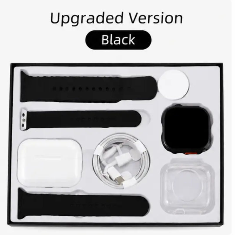 Wearable Device Kit with Bluetooth Earbuds, Magnetic Charger, Type-C Cable & Protective Case