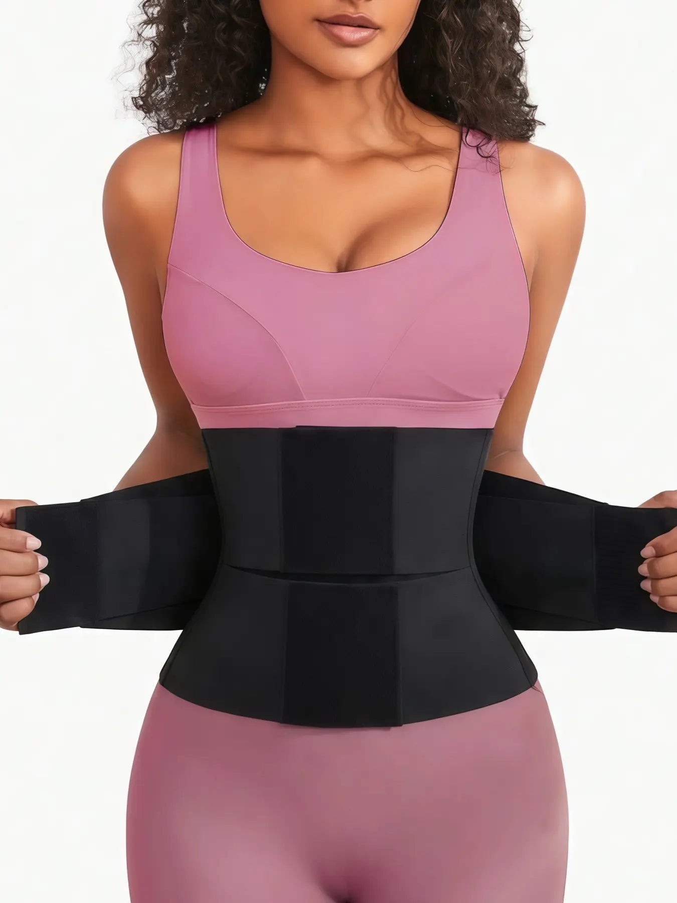 Luxe Curve Women'S Sports Fitness Waist Trainer Belt, Sporty Waist Slimmer, Compression Faja, Waist Trimmer Corset, Sweat Comfortable Waist Cincher, High Waist Shapewear Belts, Suitable for Daily Wear, Workout Waistband, Sweat Wicking Waist