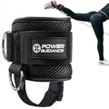 POWER GUIDANCE Cable Machine Ankle Strap - Professional Adjustable Strap with D-Rings for Glute Kickbacks, Leg Extensions, Secure Hold for Heavy Sets